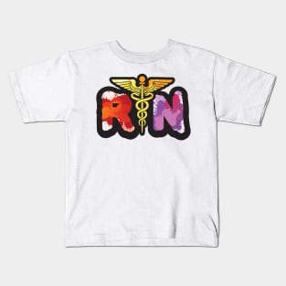 'RN - Registered Nurse' Awesome Nurse Gift Kids T-Shirt